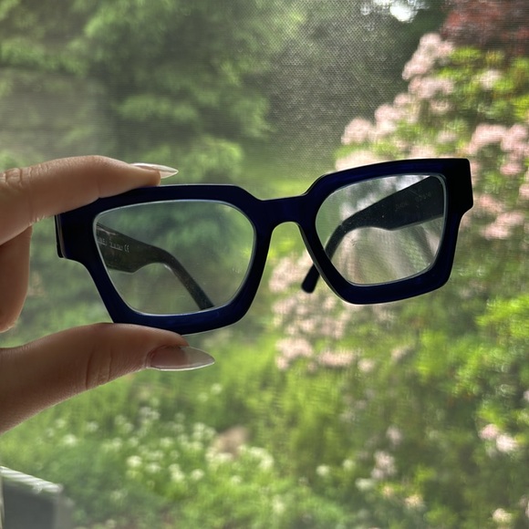 Celine reading Glasses Navy blue Square - Picture 2 of 7